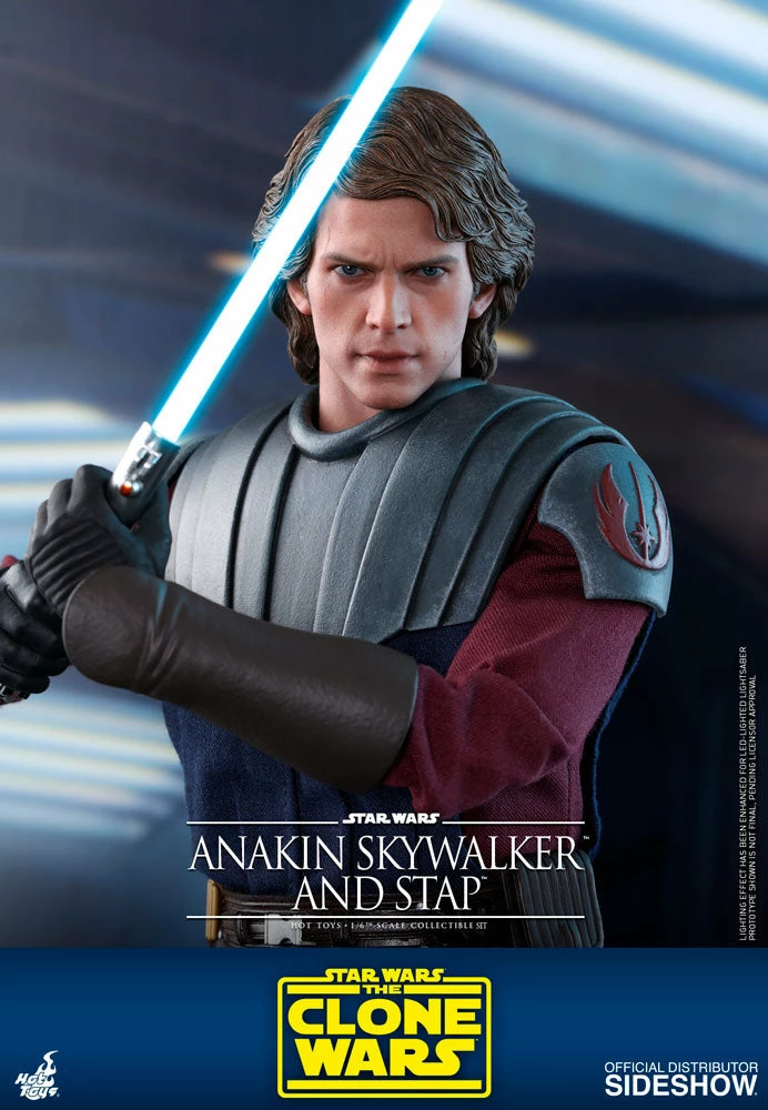 Maybang's Collectibles Hot Toys Star Wars The Clone Wars General Anakin Skywalker And STAP 1/6 Scale 12" Collectible Figure Set 8 Maybang's Collectibles Hot Toys Star Wars The Clone Wars General Anakin Skywalker And STAP 1/6 Scale 12" Collectible Figure Set