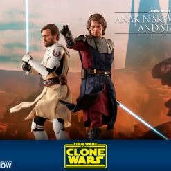 Maybang's Collectibles Hot Toys Star Wars The Clone Wars General Anakin Skywalker And STAP 1/6 Scale 12" Collectible Figure Set 30 Maybang's Collectibles Hot Toys Star Wars The Clone Wars General Anakin Skywalker And STAP 1/6 Scale 12