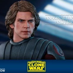 Maybang's Collectibles Hot Toys Star Wars The Clone Wars General Anakin Skywalker And STAP 1/6 Scale 12" Collectible Figure Set 31 Maybang's Collectibles Hot Toys Star Wars The Clone Wars General Anakin Skywalker And STAP 1/6 Scale 12