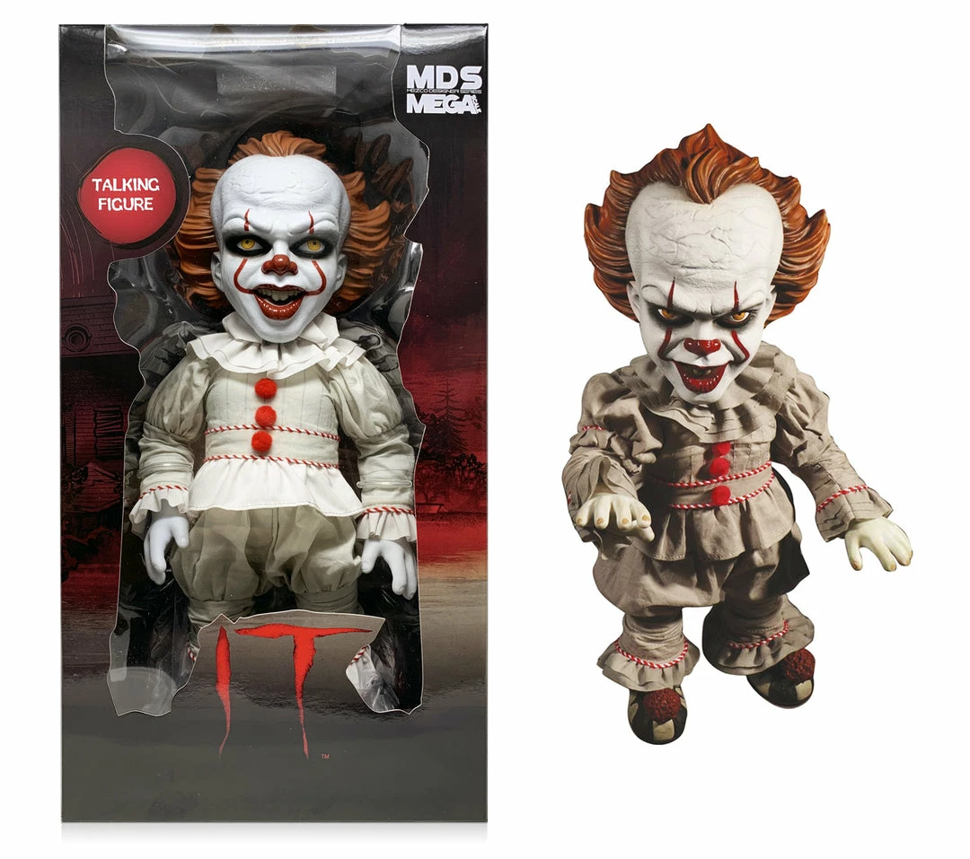 Maybang's Collectibles Mezco Toyz Designer Series IT (2017) Mega Scale 15" Talking Pennywise Doll 7 Maybang's Collectibles Mezco Toyz Designer Series IT (2017) Mega Scale 15" Talking Pennywise Doll