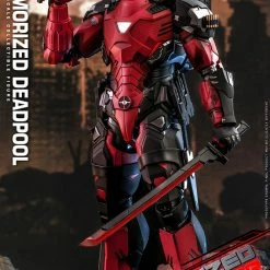 Maybang's Collectibles Hot Toys Marvel Comics Masterpiece Series Armorized Deadpool Diecast 1/6 Scale 12" Collectible Figure