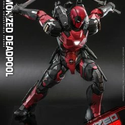 Maybang's Collectibles Hot Toys Marvel Comics Masterpiece Series Armorized Deadpool Diecast 1/6 Scale 12