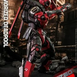 Maybang's Collectibles Hot Toys Marvel Comics Masterpiece Series Armorized Deadpool Diecast 1/6 Scale 12