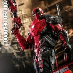 Maybang's Collectibles Hot Toys Marvel Comics Masterpiece Series Armorized Deadpool Diecast 1/6 Scale 12