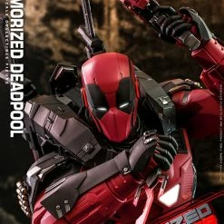 Maybang's Collectibles Hot Toys Marvel Comics Masterpiece Series Armorized Deadpool Diecast 1/6 Scale 12