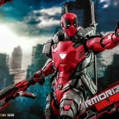 Maybang's Collectibles Hot Toys Marvel Comics Masterpiece Series Armorized Deadpool Diecast 1/6 Scale 12