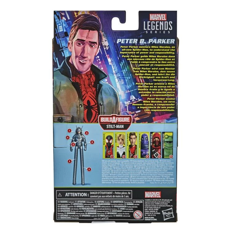Maybang's Collectibles Hasbro Marvel Legends Spider-Man Into The Spider-Verse Peter B. Parker (Stilt-Man BAF) 6-Inch Action Figure 3 Maybang's Collectibles Hasbro Marvel Legends Spider-Man Into The Spider-Verse Peter B. Parker (Stilt-Man BAF) 6-Inch Action Figure