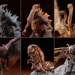 Maybang's Collectibles Kotobukiya Godzilla King Of The Monsters Hyper Modeling Series Box Of 6 Figures
