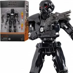 Maybang's Collectibles Hasbro Star Wars The Black Series The Mandalorian Dark Trooper Deluxe 6-Inch Action Figure