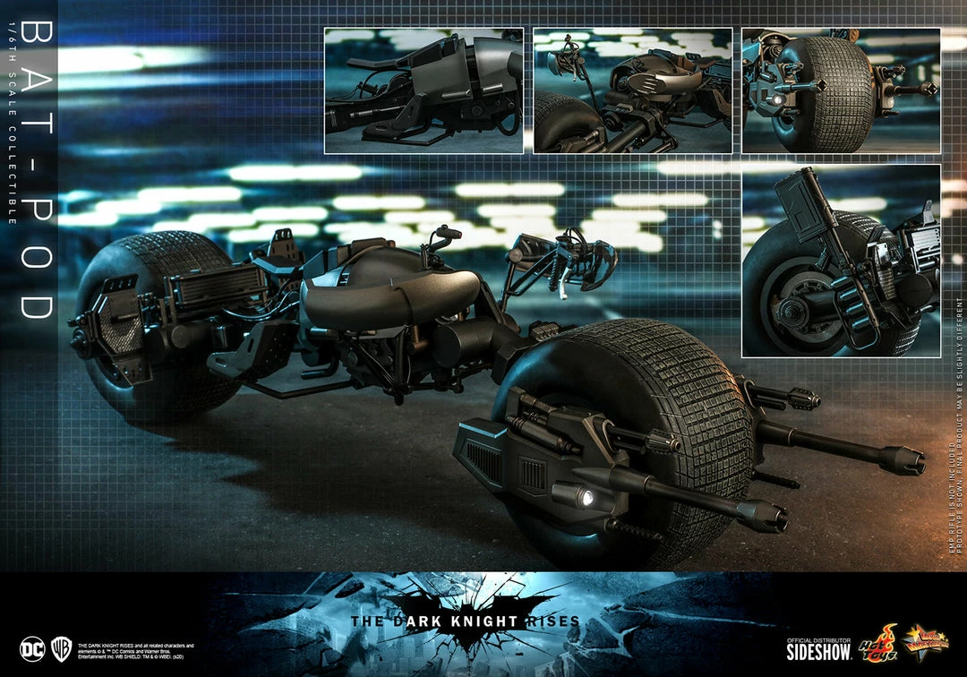 Vendor-unknown Hot Toys DC Comics Batman The Dark Knight Rises Bat-Pod 1/6 Scale Collectible Figure Vehicle 14 Vendor-unknown Hot Toys DC Comics Batman The Dark Knight Rises Bat-Pod 1/6 Scale Collectible Figure Vehicle