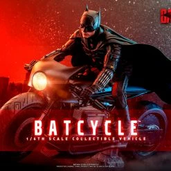 Maybang's Collectibles Hot Toys DC Comics The Batman: Batman's Batcycle /6 Scale Collectible Figure Vehicle