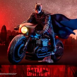 Maybang's Collectibles Hot Toys DC Comics The Batman: Batman's Batcycle /6 Scale Collectible Figure Vehicle