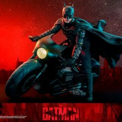Maybang's Collectibles Hot Toys DC Comics The Batman: Batman's Batcycle /6 Scale Collectible Figure Vehicle