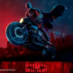 Maybang's Collectibles Hot Toys DC Comics The Batman: Batman's Batcycle /6 Scale Collectible Figure Vehicle