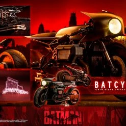 Maybang's Collectibles Hot Toys DC Comics The Batman: Batman's Batcycle /6 Scale Collectible Figure Vehicle