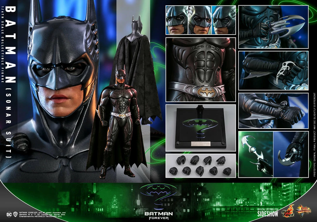 Maybang's Collectibles Hot Toys DC Comics Batman Forever Batman (Sonar Suit) 1/6 Scale 12" Collectible Figure 19 Maybang's Collectibles Hot Toys DC Comics Batman Forever Batman (Sonar Suit) 1/6 Scale 12" Collectible Figure