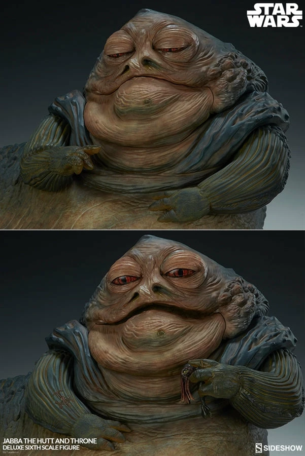 Vendor-unknown Sideshow Collectibles Sideshow Star Wars Jabba The Hutt And Throne Deluxe 1/6 Scale Figure 7 Vendor-unknown Sideshow Collectibles Sideshow Star Wars Jabba The Hutt And Throne Deluxe 1/6 Scale Figure