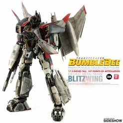Vendor-unknown ThreeA Transformers Bumblebee (2018) Blitzwing Premium Scale Die-Cast Metal Collectible Figure