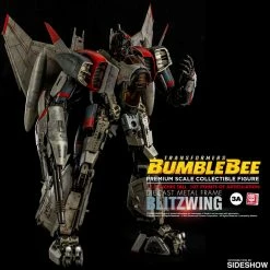 Vendor-unknown ThreeA Transformers Bumblebee (2018) Blitzwing Premium Scale Die-Cast Metal Collectible Figure