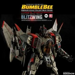 Vendor-unknown ThreeA Transformers Bumblebee (2018) Blitzwing Premium Scale Die-Cast Metal Collectible Figure