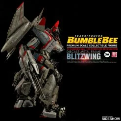 Vendor-unknown ThreeA Transformers Bumblebee (2018) Blitzwing Premium Scale Die-Cast Metal Collectible Figure