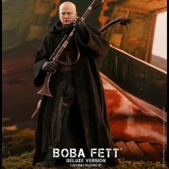 Maybang's Collectibles Hot Toys Star Wars The Mandalorian - Television Masterpiece Series Boba Fett (Deluxe Version) 2 Pack 1/6 Scale 12" Collectible Figure Set