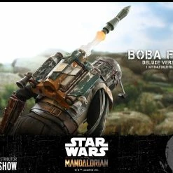 Maybang's Collectibles Hot Toys Star Wars The Mandalorian - Television Masterpiece Series Boba Fett (Deluxe Version) 2 Pack 1/6 Scale 12