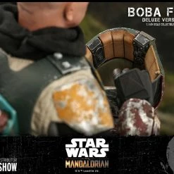 Maybang's Collectibles Hot Toys Star Wars The Mandalorian - Television Masterpiece Series Boba Fett (Deluxe Version) 2 Pack 1/6 Scale 12
