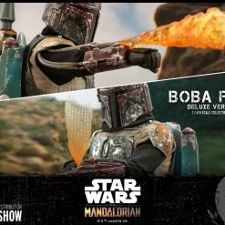 Maybang's Collectibles Hot Toys Star Wars The Mandalorian - Television Masterpiece Series Boba Fett (Deluxe Version) 2 Pack 1/6 Scale 12