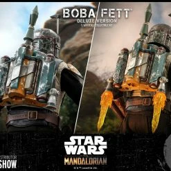 Maybang's Collectibles Hot Toys Star Wars The Mandalorian - Television Masterpiece Series Boba Fett (Deluxe Version) 2 Pack 1/6 Scale 12