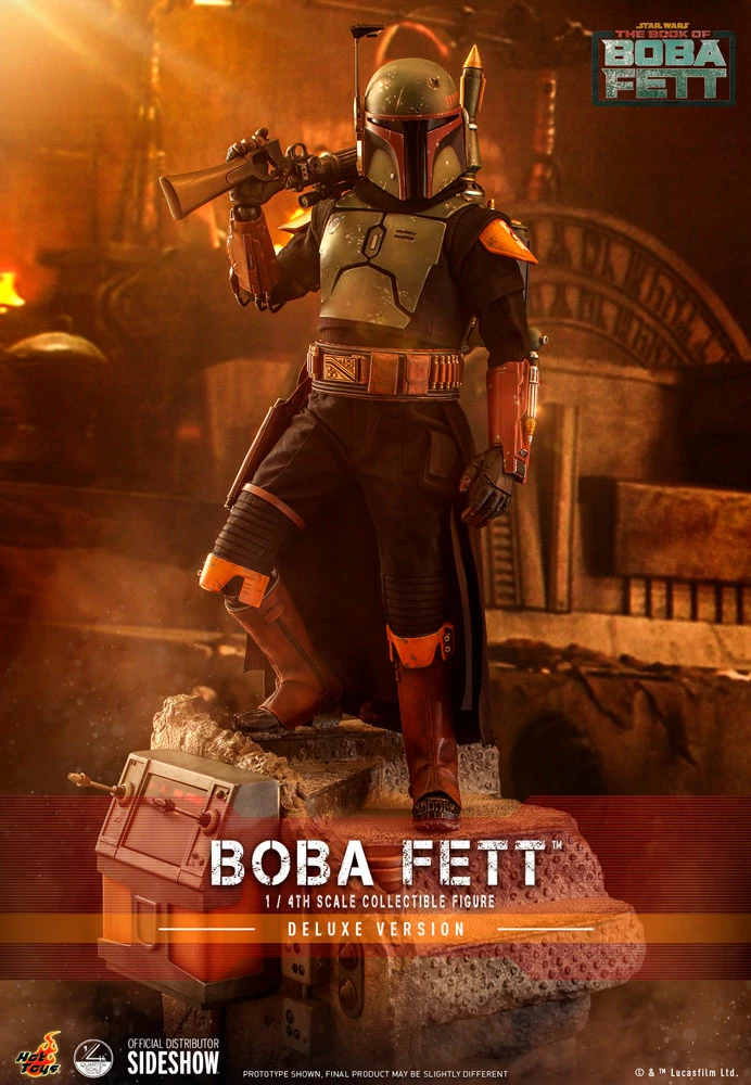 Maybang's Collectibles Hot Toys Star Wars The Mandalorian Quarter Scale Series - The Book Of Boba Fett Boba Fett (Deluxe Version) 1/4 Quarter Scale Collectible Figure 1 Maybang's Collectibles Hot Toys Star Wars The Mandalorian Quarter Scale Series - The Book Of Boba Fett Boba Fett (Deluxe Version) 1/4 Quarter Scale Collectible Figure