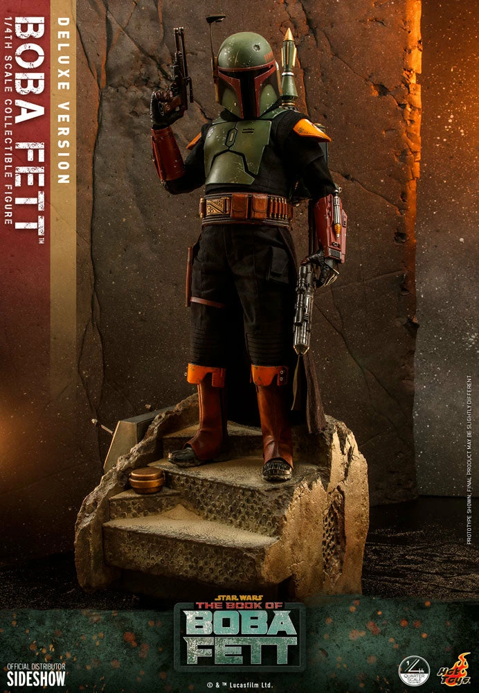 Maybang's Collectibles Hot Toys Star Wars The Mandalorian Quarter Scale Series - The Book Of Boba Fett Boba Fett (Deluxe Version) 1/4 Quarter Scale Collectible Figure 2 Maybang's Collectibles Hot Toys Star Wars The Mandalorian Quarter Scale Series - The Book Of Boba Fett Boba Fett (Deluxe Version) 1/4 Quarter Scale Collectible Figure