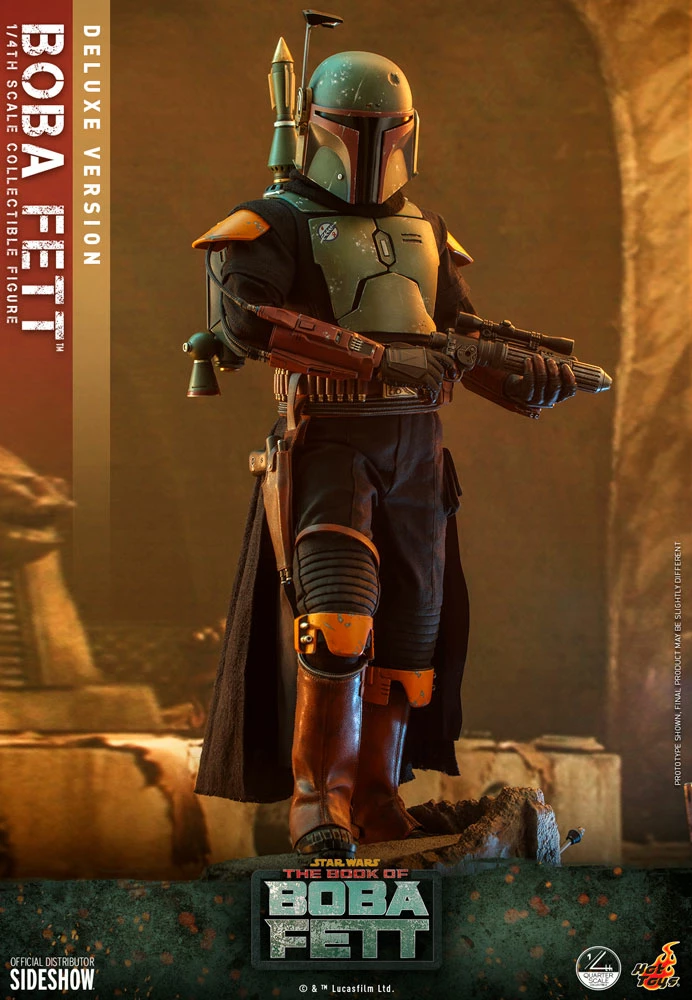 Maybang's Collectibles Hot Toys Star Wars The Mandalorian Quarter Scale Series - The Book Of Boba Fett Boba Fett (Deluxe Version) 1/4 Quarter Scale Collectible Figure 5 Maybang's Collectibles Hot Toys Star Wars The Mandalorian Quarter Scale Series - The Book Of Boba Fett Boba Fett (Deluxe Version) 1/4 Quarter Scale Collectible Figure