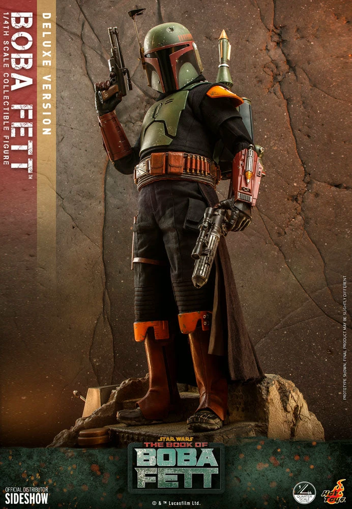 Maybang's Collectibles Hot Toys Star Wars The Mandalorian Quarter Scale Series - The Book Of Boba Fett Boba Fett (Deluxe Version) 1/4 Quarter Scale Collectible Figure 6 Maybang's Collectibles Hot Toys Star Wars The Mandalorian Quarter Scale Series - The Book Of Boba Fett Boba Fett (Deluxe Version) 1/4 Quarter Scale Collectible Figure