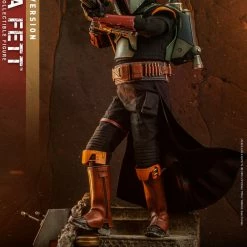 Maybang's Collectibles Hot Toys Star Wars The Mandalorian Quarter Scale Series - The Book Of Boba Fett Boba Fett (Deluxe Version) 1/4 Quarter Scale Collectible Figure 25 Maybang's Collectibles Hot Toys Star Wars The Mandalorian Quarter Scale Series - The Book Of Boba Fett Boba Fett (Deluxe Version) 1/4 Quarter Scale Collectible Figure