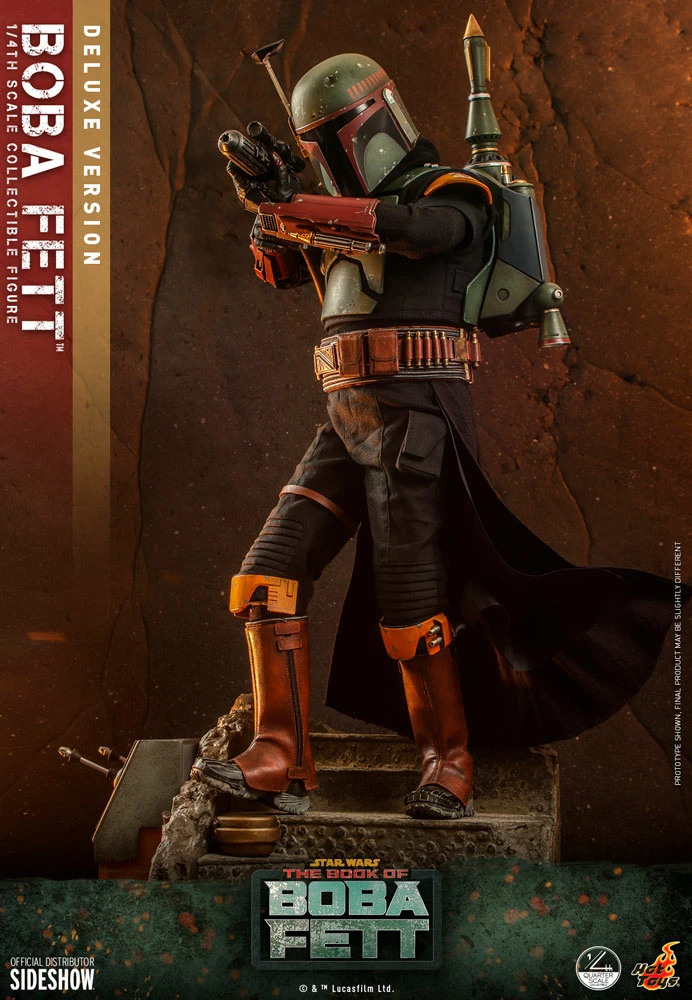 Maybang's Collectibles Hot Toys Star Wars The Mandalorian Quarter Scale Series - The Book Of Boba Fett Boba Fett (Deluxe Version) 1/4 Quarter Scale Collectible Figure 7 Maybang's Collectibles Hot Toys Star Wars The Mandalorian Quarter Scale Series - The Book Of Boba Fett Boba Fett (Deluxe Version) 1/4 Quarter Scale Collectible Figure