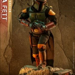 Maybang's Collectibles Hot Toys Star Wars The Mandalorian Quarter Scale Series - The Book Of Boba Fett Boba Fett (Deluxe Version) 1/4 Quarter Scale Collectible Figure 27 Maybang's Collectibles Hot Toys Star Wars The Mandalorian Quarter Scale Series - The Book Of Boba Fett Boba Fett (Deluxe Version) 1/4 Quarter Scale Collectible Figure