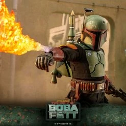Maybang's Collectibles Hot Toys Star Wars The Mandalorian Quarter Scale Series - The Book Of Boba Fett Boba Fett (Deluxe Version) 1/4 Quarter Scale Collectible Figure 32 Maybang's Collectibles Hot Toys Star Wars The Mandalorian Quarter Scale Series - The Book Of Boba Fett Boba Fett (Deluxe Version) 1/4 Quarter Scale Collectible Figure
