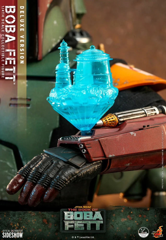 Maybang's Collectibles Hot Toys Star Wars The Mandalorian Quarter Scale Series - The Book Of Boba Fett Boba Fett (Deluxe Version) 1/4 Quarter Scale Collectible Figure 17 Maybang's Collectibles Hot Toys Star Wars The Mandalorian Quarter Scale Series - The Book Of Boba Fett Boba Fett (Deluxe Version) 1/4 Quarter Scale Collectible Figure