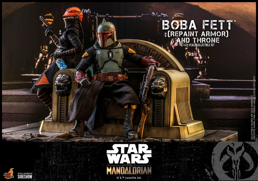 Maybang's Collectibles Hot Toys Star Wars The Mandalorian - Television Masterpiece Series Boba Fett (Repaint Armor) And The Thorne 1/6 Scale 12" Collectible Figure Set 4 Maybang's Collectibles Hot Toys Star Wars The Mandalorian - Television Masterpiece Series Boba Fett (Repaint Armor) And The Thorne 1/6 Scale 12" Collectible Figure Set
