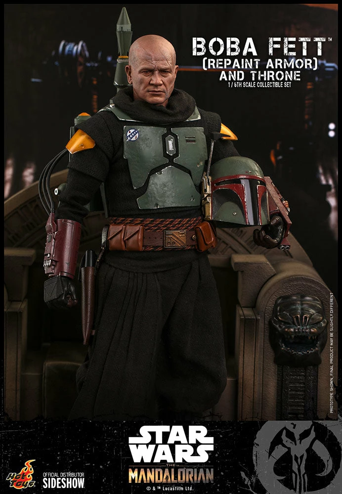 Maybang's Collectibles Hot Toys Star Wars The Mandalorian - Television Masterpiece Series Boba Fett (Repaint Armor) And The Thorne 1/6 Scale 12" Collectible Figure Set 6 Maybang's Collectibles Hot Toys Star Wars The Mandalorian - Television Masterpiece Series Boba Fett (Repaint Armor) And The Thorne 1/6 Scale 12" Collectible Figure Set
