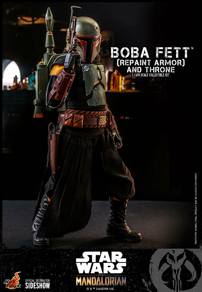 Maybang's Collectibles Hot Toys Star Wars The Mandalorian - Television Masterpiece Series Boba Fett (Repaint Armor) And The Thorne 1/6 Scale 12" Collectible Figure Set 8 Maybang's Collectibles Hot Toys Star Wars The Mandalorian - Television Masterpiece Series Boba Fett (Repaint Armor) And The Thorne 1/6 Scale 12" Collectible Figure Set