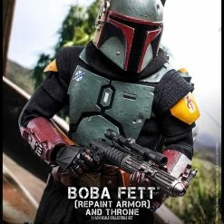 Maybang's Collectibles Hot Toys Star Wars The Mandalorian - Television Masterpiece Series Boba Fett (Repaint Armor) And The Thorne 1/6 Scale 12" Collectible Figure Set 28 Maybang's Collectibles Hot Toys Star Wars The Mandalorian - Television Masterpiece Series Boba Fett (Repaint Armor) And The Thorne 1/6 Scale 12