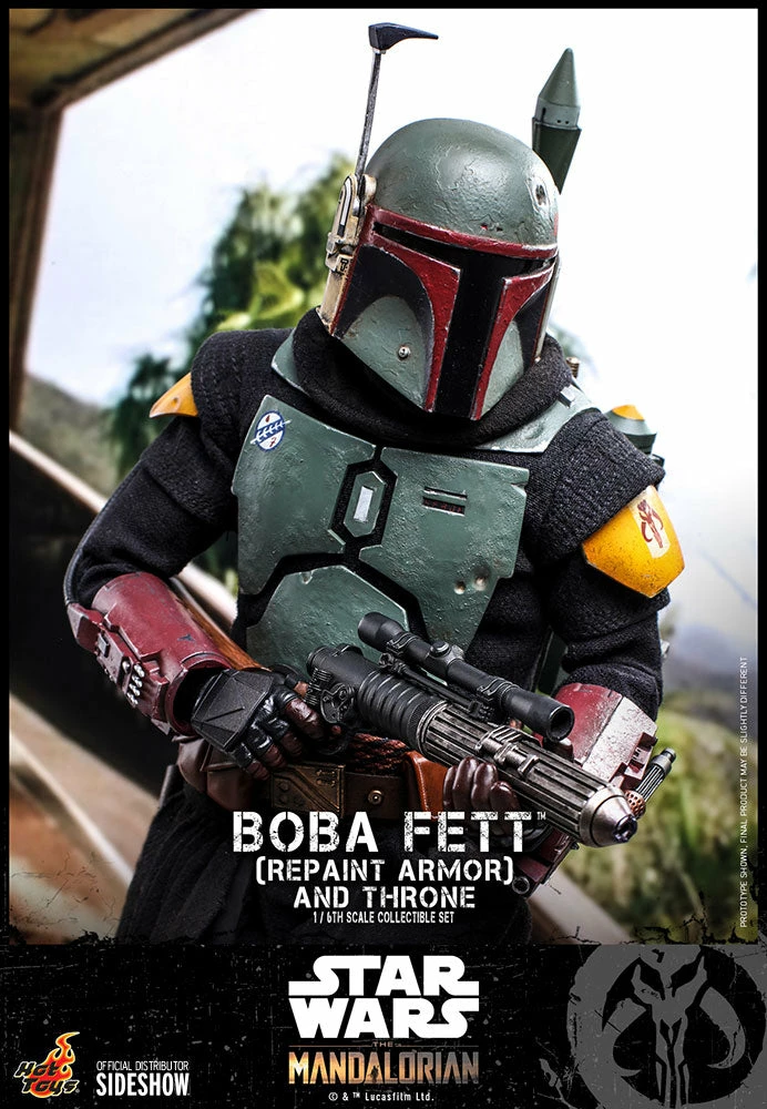 Maybang's Collectibles Hot Toys Star Wars The Mandalorian - Television Masterpiece Series Boba Fett (Repaint Armor) And The Thorne 1/6 Scale 12" Collectible Figure Set 9 Maybang's Collectibles Hot Toys Star Wars The Mandalorian - Television Masterpiece Series Boba Fett (Repaint Armor) And The Thorne 1/6 Scale 12" Collectible Figure Set