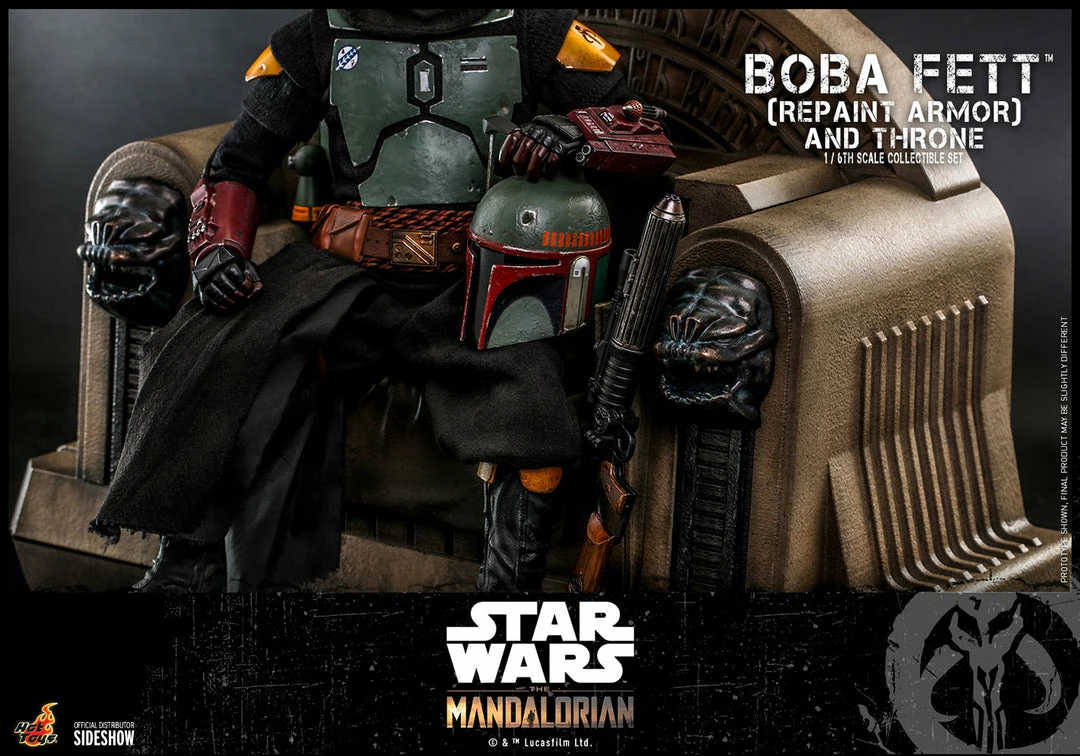 Maybang's Collectibles Hot Toys Star Wars The Mandalorian - Television Masterpiece Series Boba Fett (Repaint Armor) And The Thorne 1/6 Scale 12" Collectible Figure Set 16 Maybang's Collectibles Hot Toys Star Wars The Mandalorian - Television Masterpiece Series Boba Fett (Repaint Armor) And The Thorne 1/6 Scale 12" Collectible Figure Set
