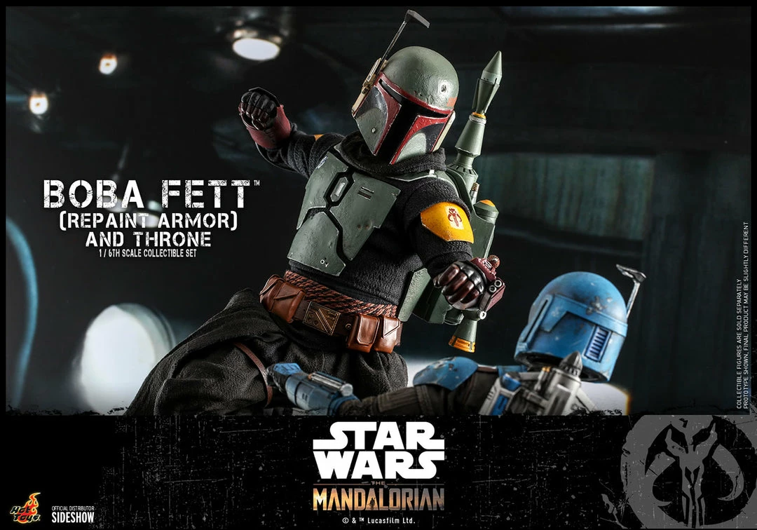 Maybang's Collectibles Hot Toys Star Wars The Mandalorian - Television Masterpiece Series Boba Fett (Repaint Armor) And The Thorne 1/6 Scale 12" Collectible Figure Set 17 Maybang's Collectibles Hot Toys Star Wars The Mandalorian - Television Masterpiece Series Boba Fett (Repaint Armor) And The Thorne 1/6 Scale 12" Collectible Figure Set