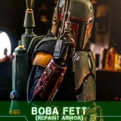 Maybang's Collectibles Hot Toys Star Wars The Mandalorian - Television Masterpiece Series Boba Fett (Repaint Armor) 1/6 Scale 12" Collectible Figure