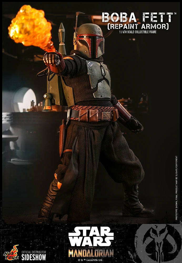 Maybang's Collectibles Hot Toys Star Wars The Mandalorian - Television Masterpiece Series Boba Fett (Repaint Armor) 1/6 Scale 12" Collectible Figure 3 Maybang's Collectibles Hot Toys Star Wars The Mandalorian - Television Masterpiece Series Boba Fett (Repaint Armor) 1/6 Scale 12" Collectible Figure