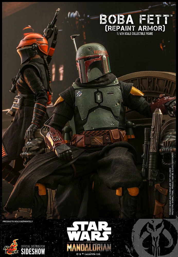 Maybang's Collectibles Hot Toys Star Wars The Mandalorian - Television Masterpiece Series Boba Fett (Repaint Armor) 1/6 Scale 12" Collectible Figure 5 Maybang's Collectibles Hot Toys Star Wars The Mandalorian - Television Masterpiece Series Boba Fett (Repaint Armor) 1/6 Scale 12" Collectible Figure