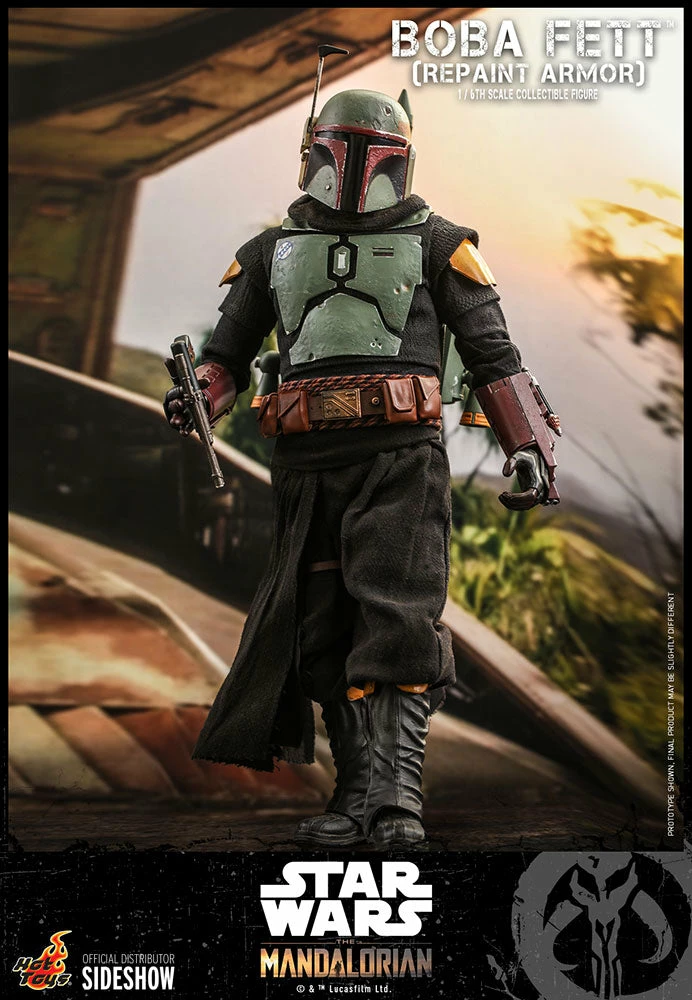 Maybang's Collectibles Hot Toys Star Wars The Mandalorian - Television Masterpiece Series Boba Fett (Repaint Armor) 1/6 Scale 12" Collectible Figure 6 Maybang's Collectibles Hot Toys Star Wars The Mandalorian - Television Masterpiece Series Boba Fett (Repaint Armor) 1/6 Scale 12" Collectible Figure